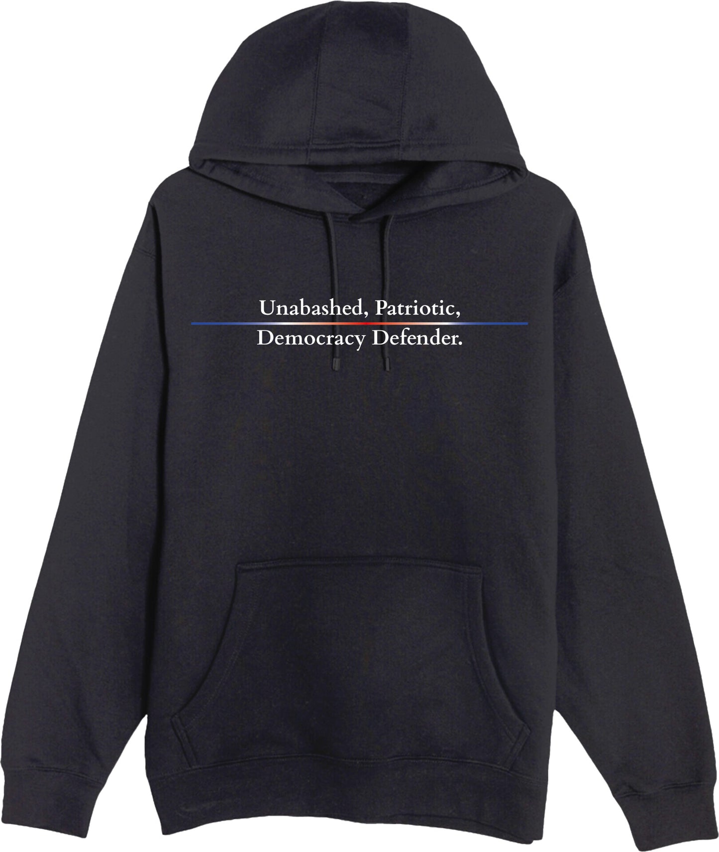 Democracy Defender - Heavyweight Unisex Hooded Pocket Sweatshirt