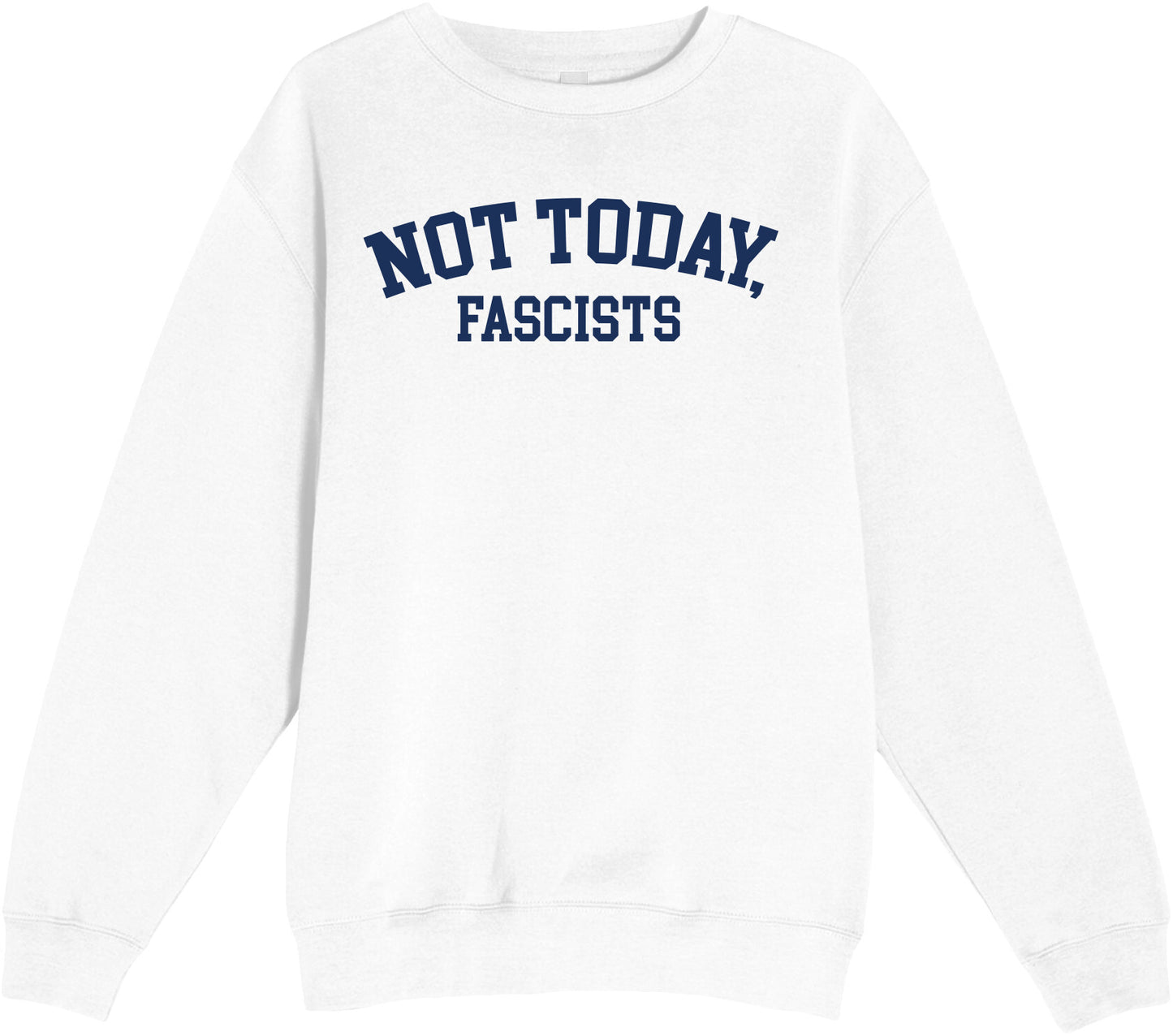Not Today, Fascists! - Unisex Heavyweight Crewneck Sweatshirt