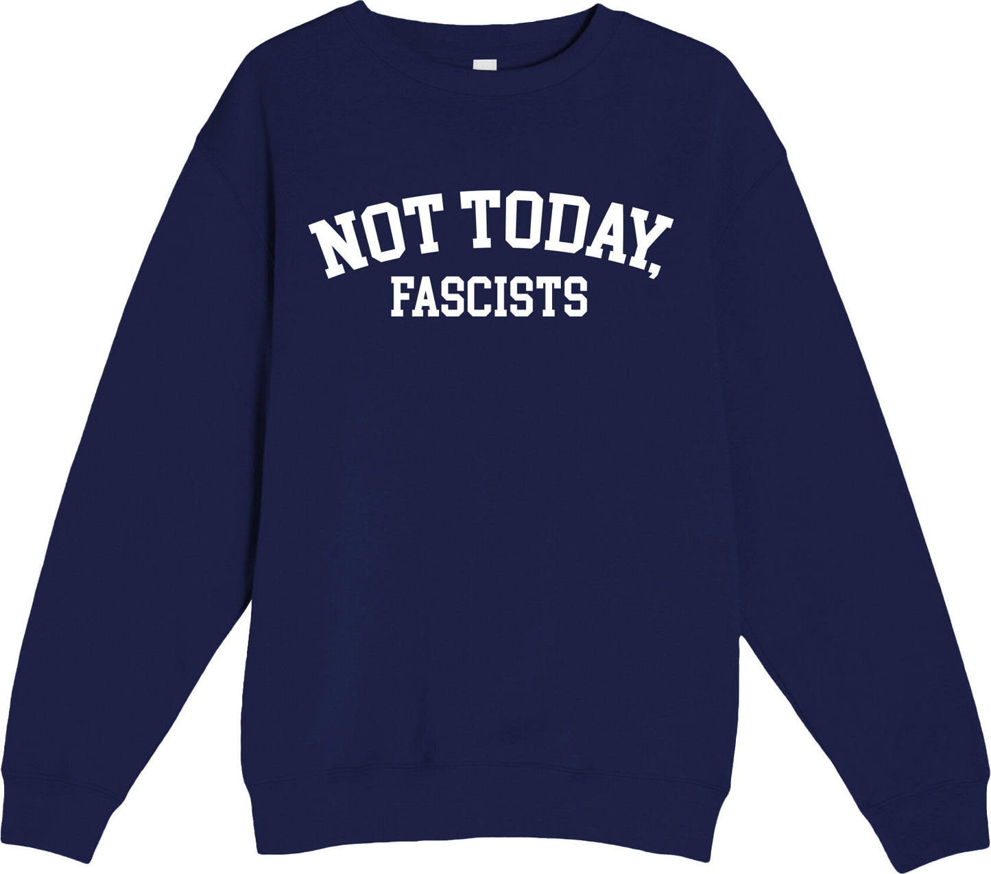 Not Today, Fascists! - Unisex Heavyweight Crewneck Sweatshirt