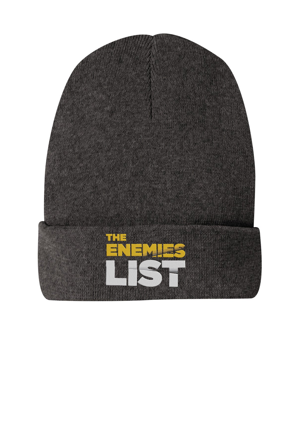 The Enemies List - Ribbed knit beanie