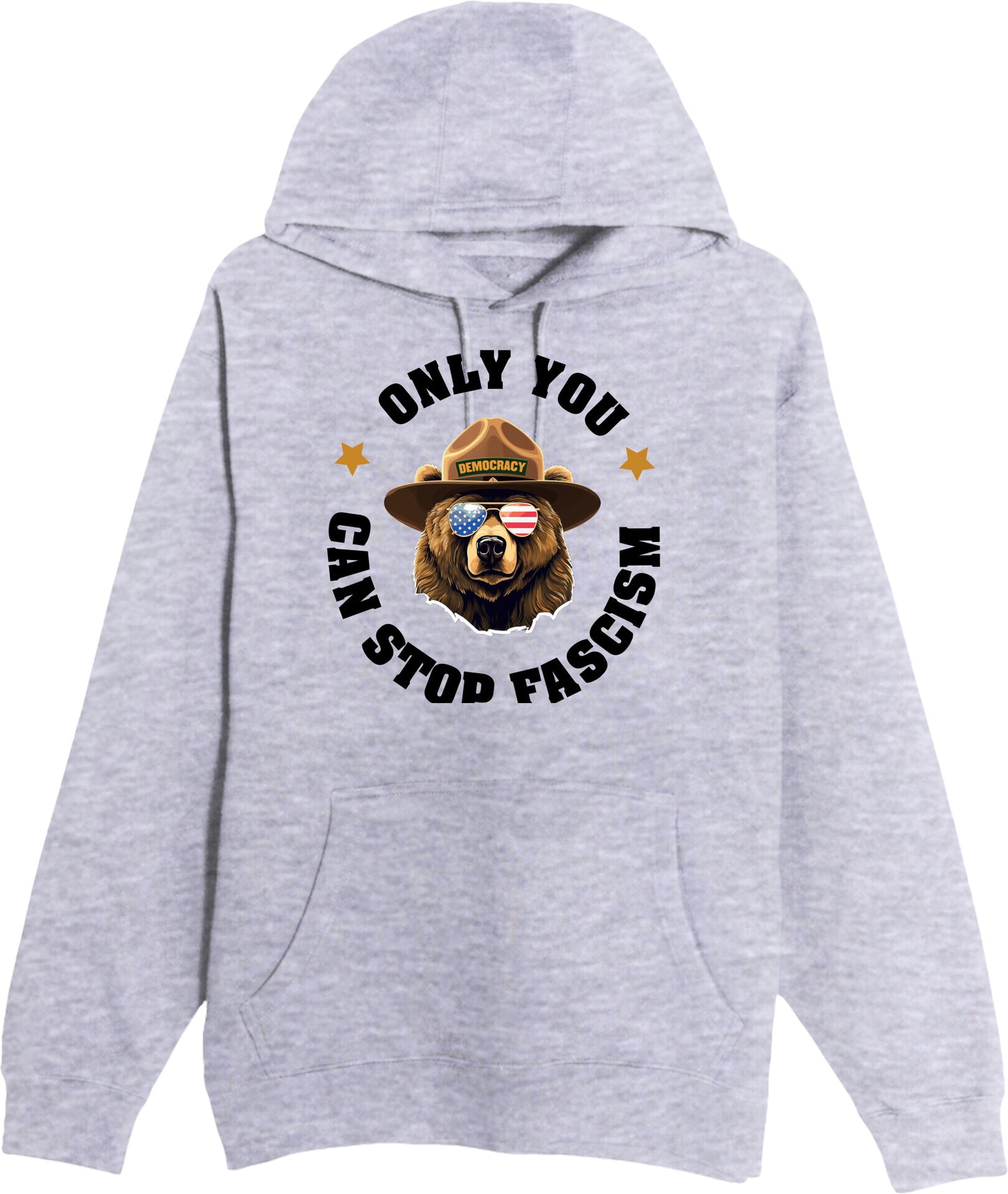 Only You - Heavyweight Unisex Hooded Pocket Sweatshirt