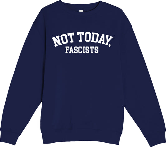 Not Today, Fascists! - Unisex Heavyweight Crewneck Sweatshirt