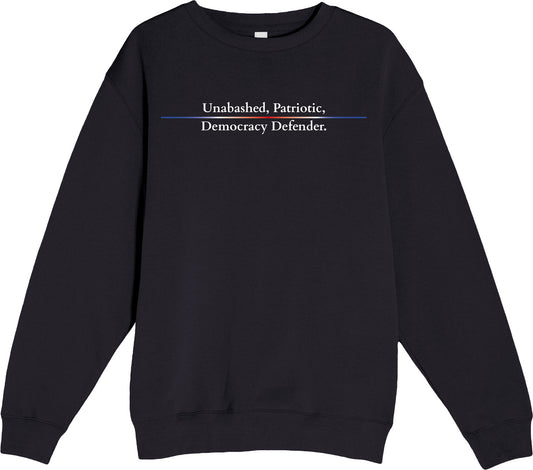 Democracy Defender - Unisex Heavyweight Crewneck Sweatshirt